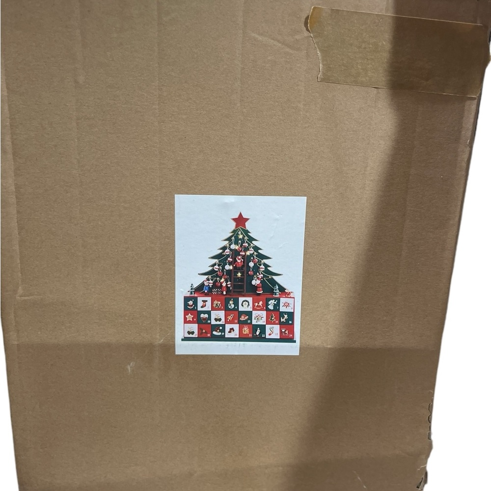 Battery Operated LED Christmas Tree Advent Calendar 13.5 Inch D4035 Kurt S Adler - Picture 9 of 12